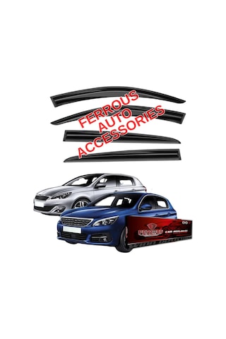 Peugeot 308 Ferrous Cam Rüzgarlığı 4lü 2014 2021