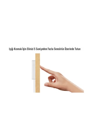 Diyez Ahşap Arkası On-off Dimmer Dokunmatik Sensör 12-24vdc 8,33a