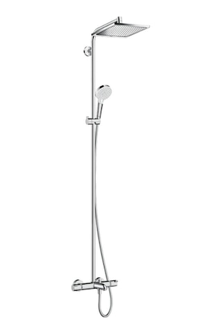 Hansgrohe Crometta E Duş Kolonu 240 1 Jet, Banyo Termostatı İle Krom Krom