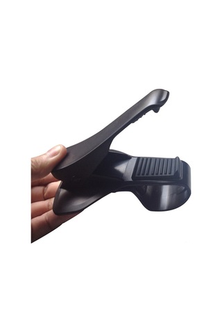 Shineyee Araç İçin Abs Materyalli Siyah Telefon Tutucu - Navigasyon Ve Telefon İçin Gösterge Paneli Klem Sistemi İle Kolay Kurulum Siyah