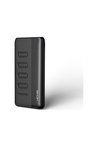 Lenyes PX135P 10w 10000mah Led Işık Göstergeli Taşınabilir Powerbank Siyah