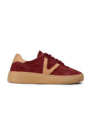 Deery Kadın Bordo Hakiki Süet Sneaker Ayakkabı - N0170zbrdc01