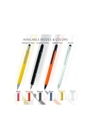 Monteverde Tool Pen Serisi Mv35292 Rb Toolpen Multifunction K.mav Çok Renkli