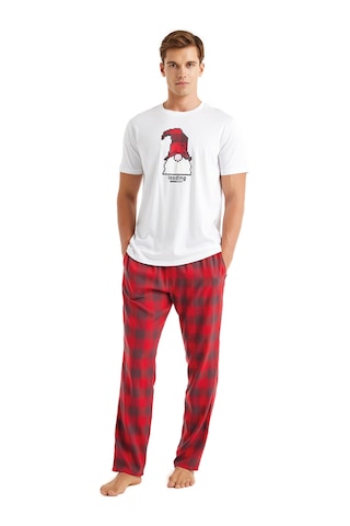 Erkek T-shirt 40594 - Beyaz Beyaz