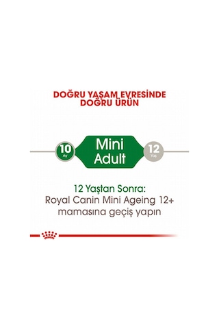 Royal Canın Küçük Irk Köpekleri İçin Mini Adult 12 Adet X 85 G Mama 102227614