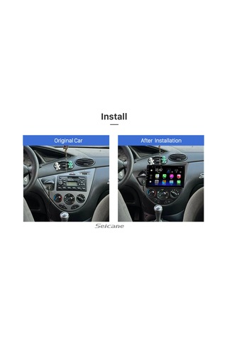 Ford Focus 1998-2005 Multimedya Navigasyon Usb Kamera Carplayer 4 Ram