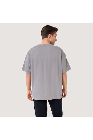 Gri Fila Erkek T-shirt Delgado Fam0564 Gri