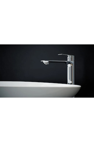 Turkuaz Cerastyle Çanak Lavabo Bataryası Krom Krom