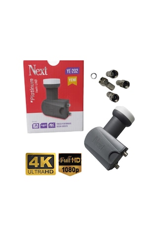 Next  YE-202 2'li Lnb + Contalı Konnektör 4 Adet