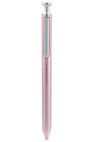 Wrıtech W-0156 Metal Up Mavi-pembe Gövde 0,7mm Mavi Jel Kalem - 2'li Ahşap