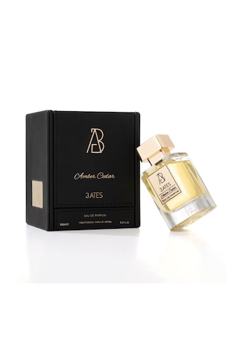 B.ates Amber Cedar Erkek Parfüm 100 Ml Odunsu Baharatlı Amber Parfüm Kalıcı Etkili Baharat - Odunsu