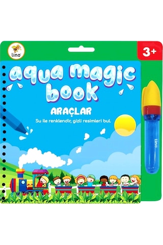 Lino Aqua Magic Book Su İle Boyama Kitabı Araçlar Tfl-1006