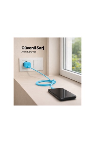 Ttec Smartcharger Gan 45w Avs Pd Seyahat Hızlı Şarj Aleti + Usb-c - Usb-c 3a 120 Cm Kablo Neon 96238734