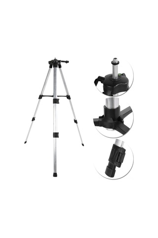 Xindoker Alüminyum Otomatik Dengeleme Seviye Aleti Tripodu - 120 Cm Yükseklik Ayarlanabilir Dayanıklı Stand