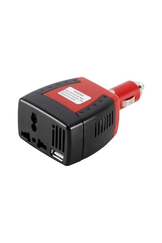 Symbee 12v'den 220v'ye Araç İçin 75w Güneş Dalga Inverteri - Usb İle Cep Telefonu, Dizüstü Bilgisayar Şarj Edici