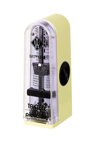 Wittner Wt-890121 Piccolino Mekanik Metronom Beyaz Cep Boyu Kurmalı Klasik Klik