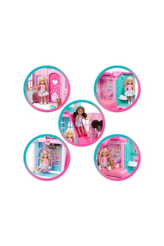 Barbie Chelsea Açılır Bebek Evi Oyun Seti Jfw49
