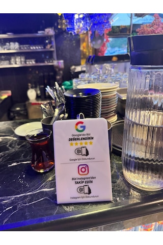 Duo Nfc Google Değerlendirme Ve Instagram Standı