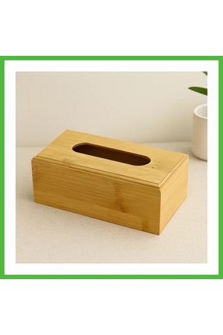 Vaveni Ahşap Bambu Peçetelik 11.6x22.8 Cm Arz