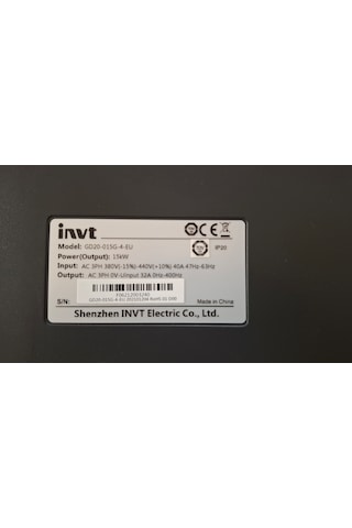 İnvt Gd20-015g-4-eu 15kw Sürücü 15,0kw
