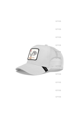 Caxis Spor Hayvan Figürlü Şapka Unisex Arkadan Ayarlanabilir Beyaz Horos
