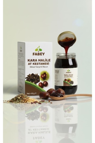 Esfabey Kara Halile At Kestanesi Bitkisel Karışımlı Macun 420 Gr