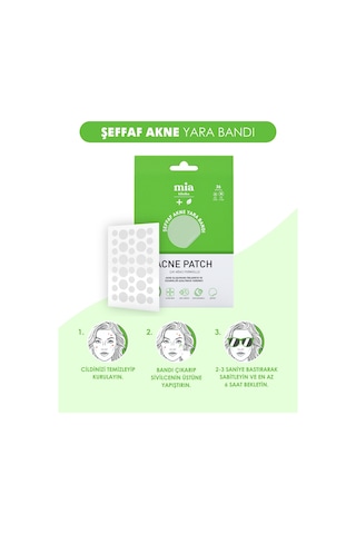 Mia Klinika Şeffaf Akne ve Sivilce Bandı 36 Adet