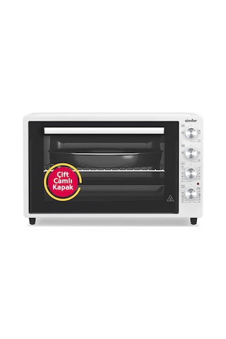Simfer 7032 Beyaz 70 LT Turbo Fan Mini / Midi Fırın - 4 Fonksiyon, Yoğurt Yapma & Buz Çözme Özellikli