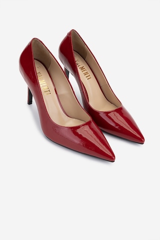 Valmenti Kadın Hakiki Deri Kırmızı Topuklu Ayakkabı 492 55700 Bn Ayk Y25 Kırmızı Kırmızı
