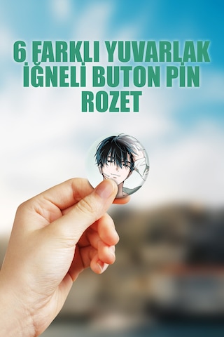 Alien Stage Ivan Çanta Süsü Rozet İğneli Buton Rozet Seti 6 Adet Altılı
