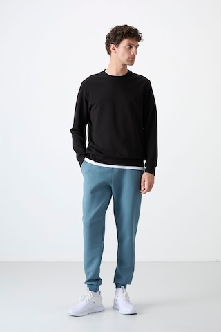 Tommy Life Standart Fit Basic O Yaka 2li Paket Siyah Erkek Sweatshirt - 88053 Siyah
