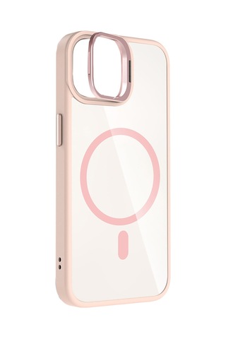 Joko Apple Uyumlu iPhone 11 Remim Lensli Magsafe Standlı Kapak - Pembe