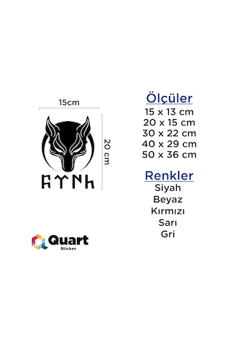 Börü Ve Göktürk Oto Sticker Araba Sticker