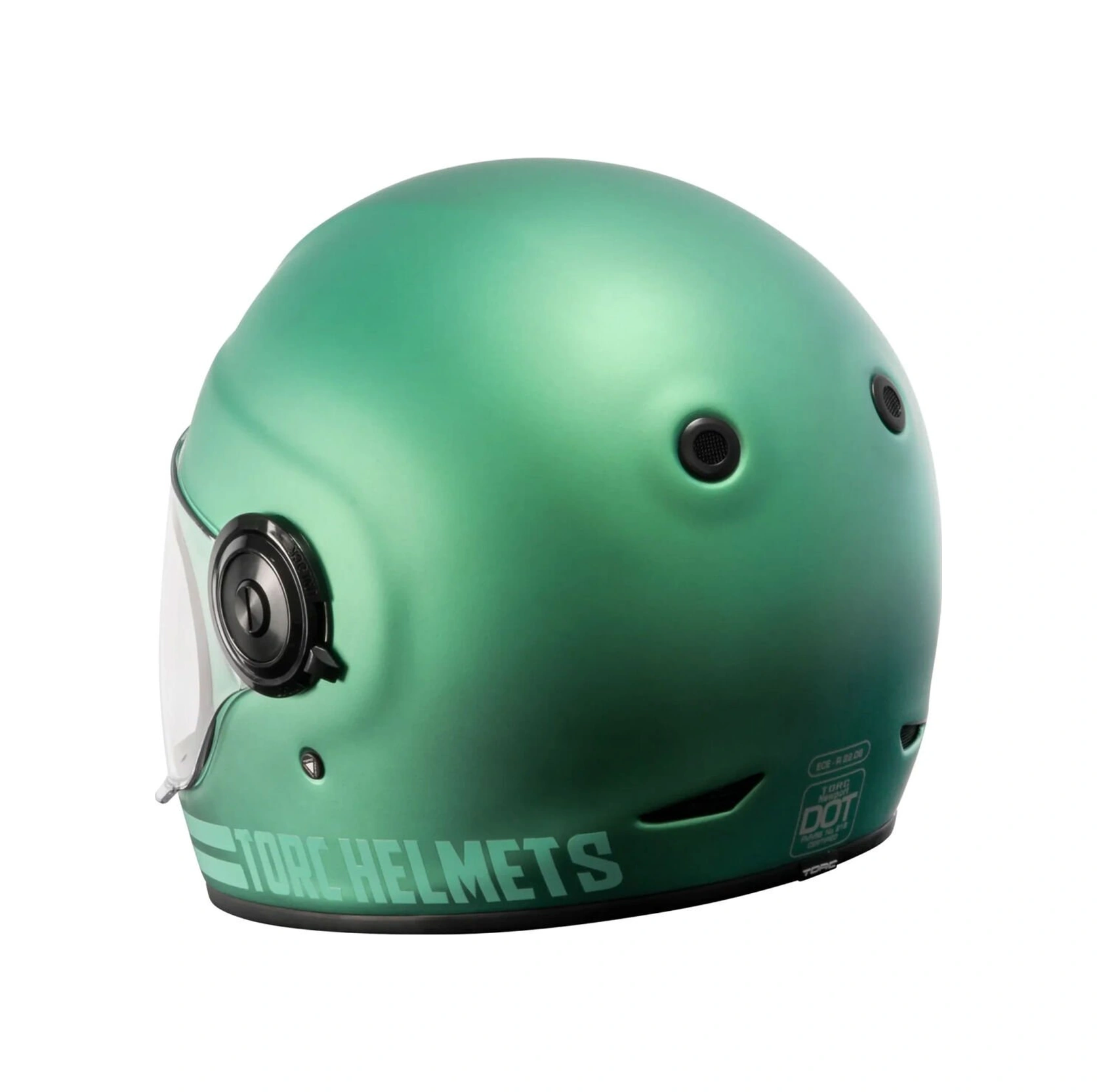 Torc T-1 Newport Cali Iridecent Kapalı Motosiklet Kaskı Turkuaz