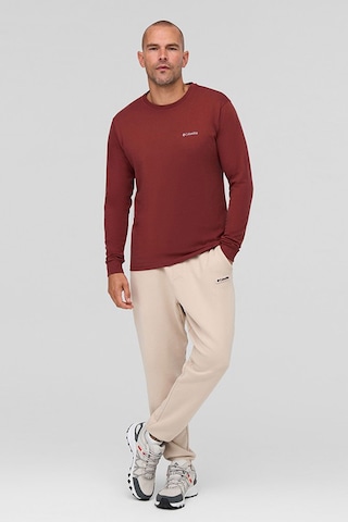 Columbia Erkek Uzun Kollu T-shirt Bordo
