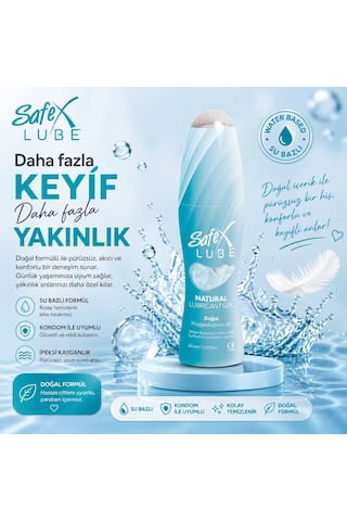 Safex Lube Doğal Kayganlaştırıcı Jel 85 ML