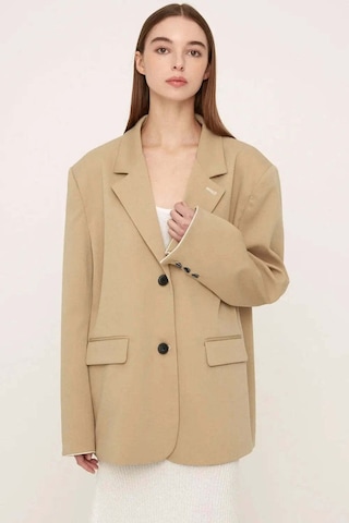 By Dyln Büyük Beden Megan Oversized Daddy Blazer - Şık Ve Rahat Tasarım Siyah