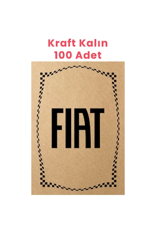 Kraft 120 G Fiat Oto Paspas Kağıdı 100 Adet - 35x50 CM - Kalın