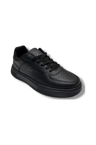 Crosberg 408-26 Cilt Deri Anatomik Sneaker 36-40 Siyah