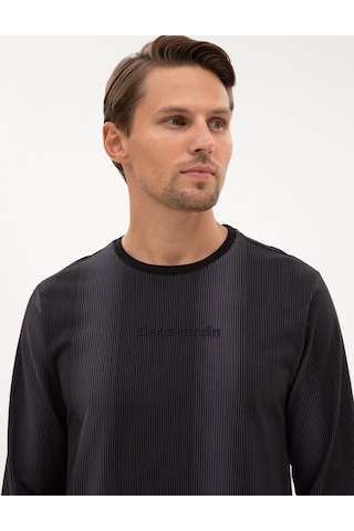 Pierre Cardin Erkek Siyah Pijama Takım 50322637-001 Siyah