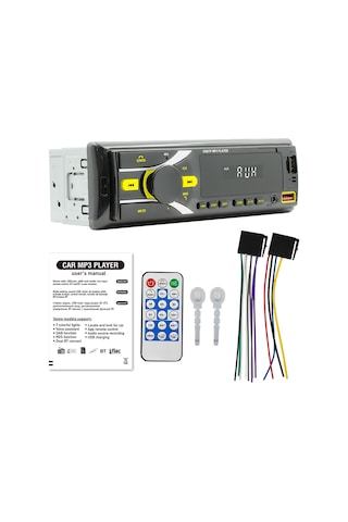 Leezsing "bluetooth Araç Mp3 Çalar - Uzaktan Kumandalı, Fm Radyo, Usb Şarj, Ses Kayıt, App İle Araç Bulma, Siyah"