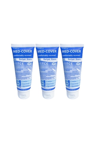 Med-Cover Bariyer Krem 100 Gr - Koruyucu Bariyer Kremi - 3 Adet