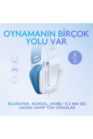 Logitech G335 Kablolu Oyuncu Kulaklığı