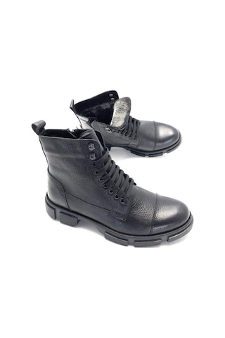 Derilax Hakiki Deri Kürklü Postal Erkek Bot