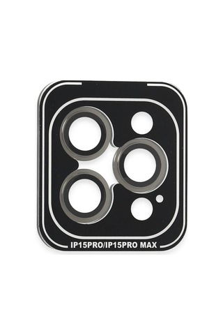 Joko Apple İphone 15 Pro Max Pvd Metal Kamera Lens Darbeye Dayanıklı Tam Uyumlu - Gri