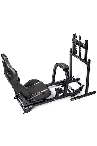 Optima V2 Yarış Simülatörü Kokpiti + Ekran Standı