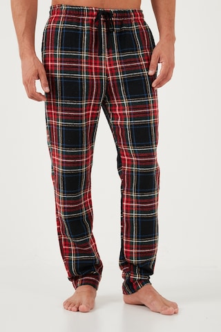 Buratti Erkek Pijama Altı 611pt00154 Siyah-kırmızı Siyah - Kırmızı