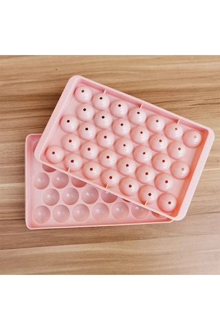 Pembe Dondurulmuş Ürün Yapma Mutfak Küre Buz Kalıbı Izgara Küp Buzluk Kalıp Plastik Diğer