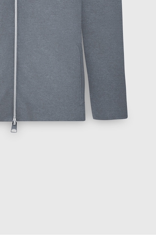 AC&Co / Altınyıldız Classics Erkek Grı Melanj Standart Fit Normal Kesim Kolej Yaka Cepli Triko Hırka Grı Melanj Gri Melanj