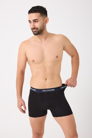 Velmore Erkek Boxer 3 Lı Kutu Yumuşak Pamuk Sıkmayan Bel Lastikli Beden S - 5xl Mix